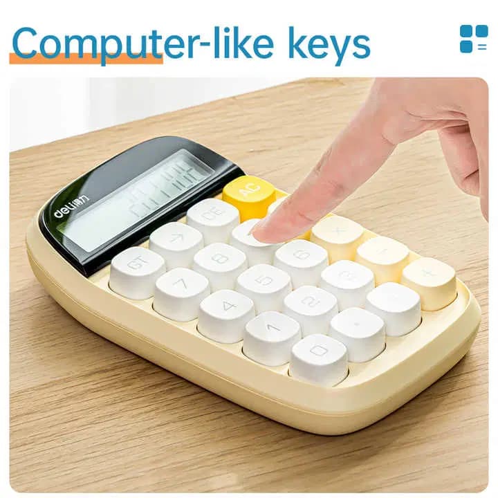 Calculatrice de Poche 10 Chiffres Deli TE35 3