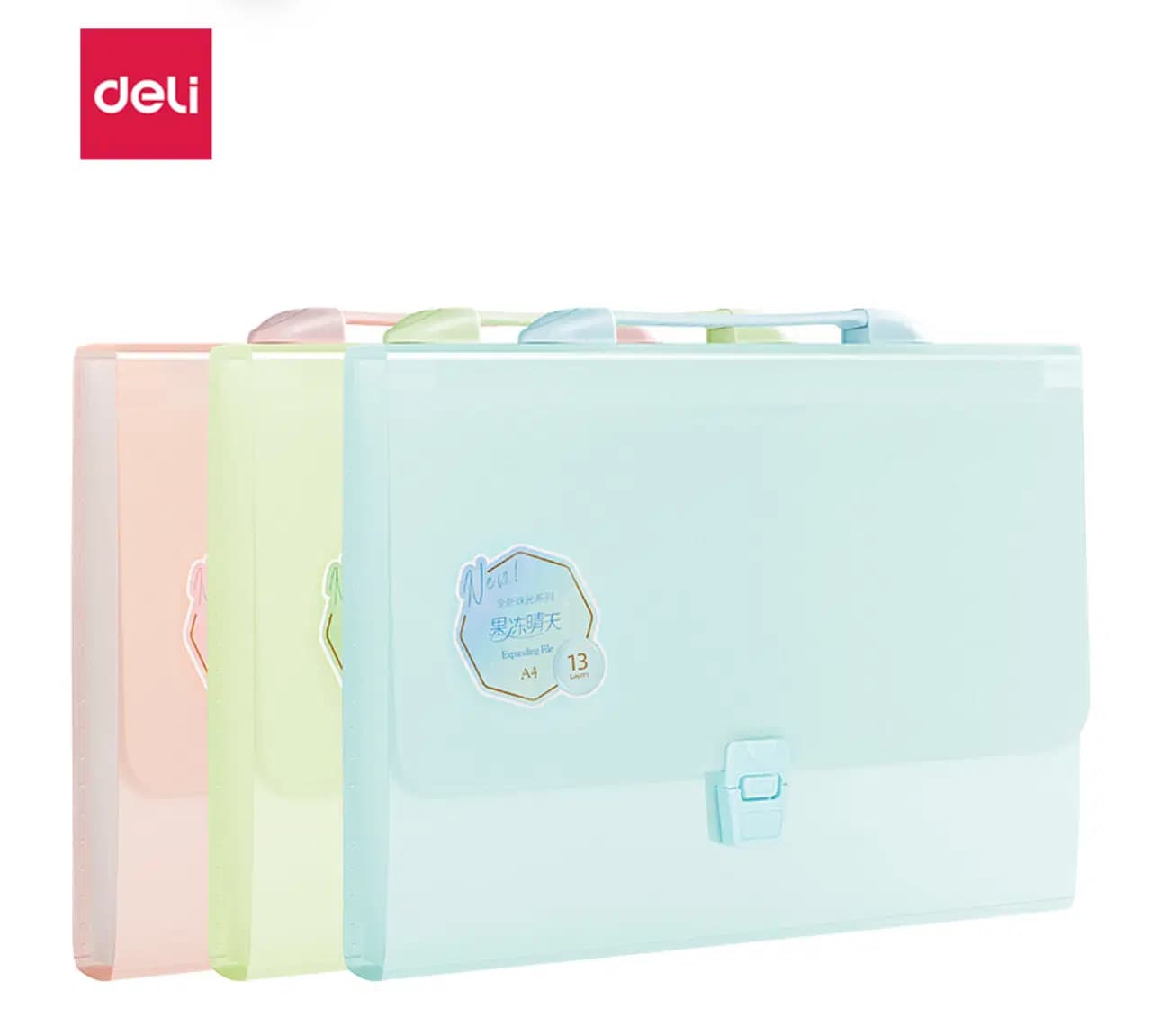 Cartable Porte Documents Alphabétique A4/PP/113 Souflets Deli Ref PM306