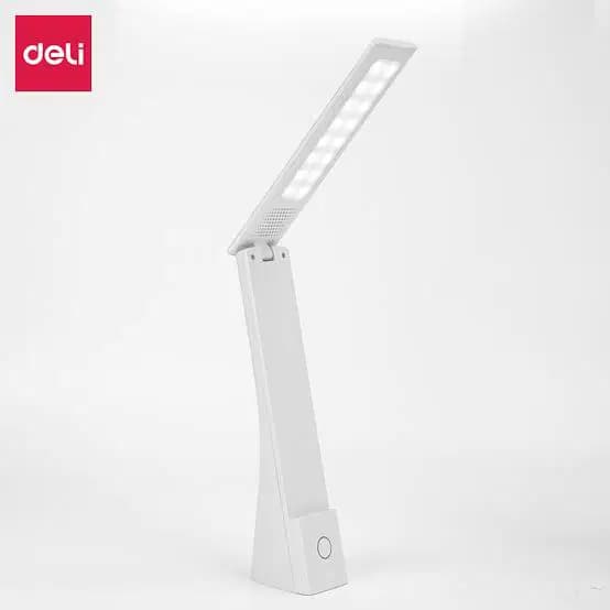 Lampe de Bureau Rechargeable Avec Porte Telephone Deli 1200 Ref 17855 2