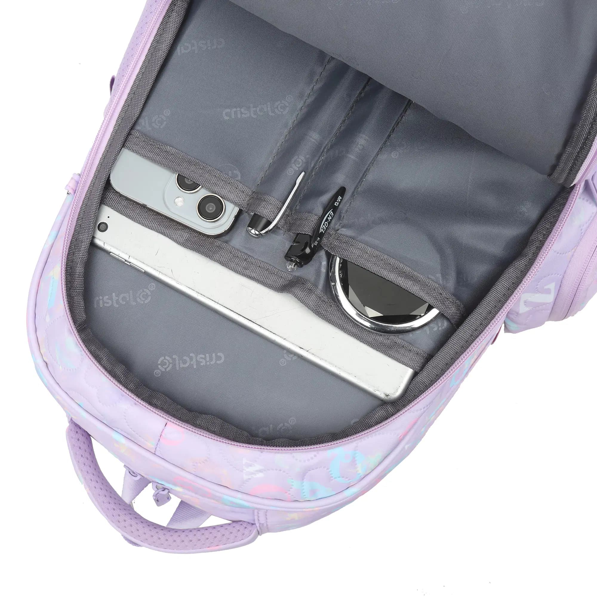 Sac a Dos Scolaire Cristal CR-5205 9