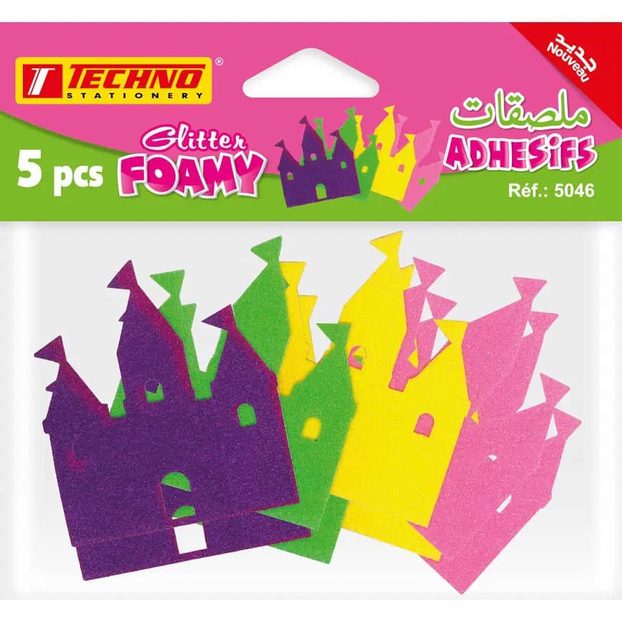 Mousse Adhesive Pailletee Castel TCHNO-5046