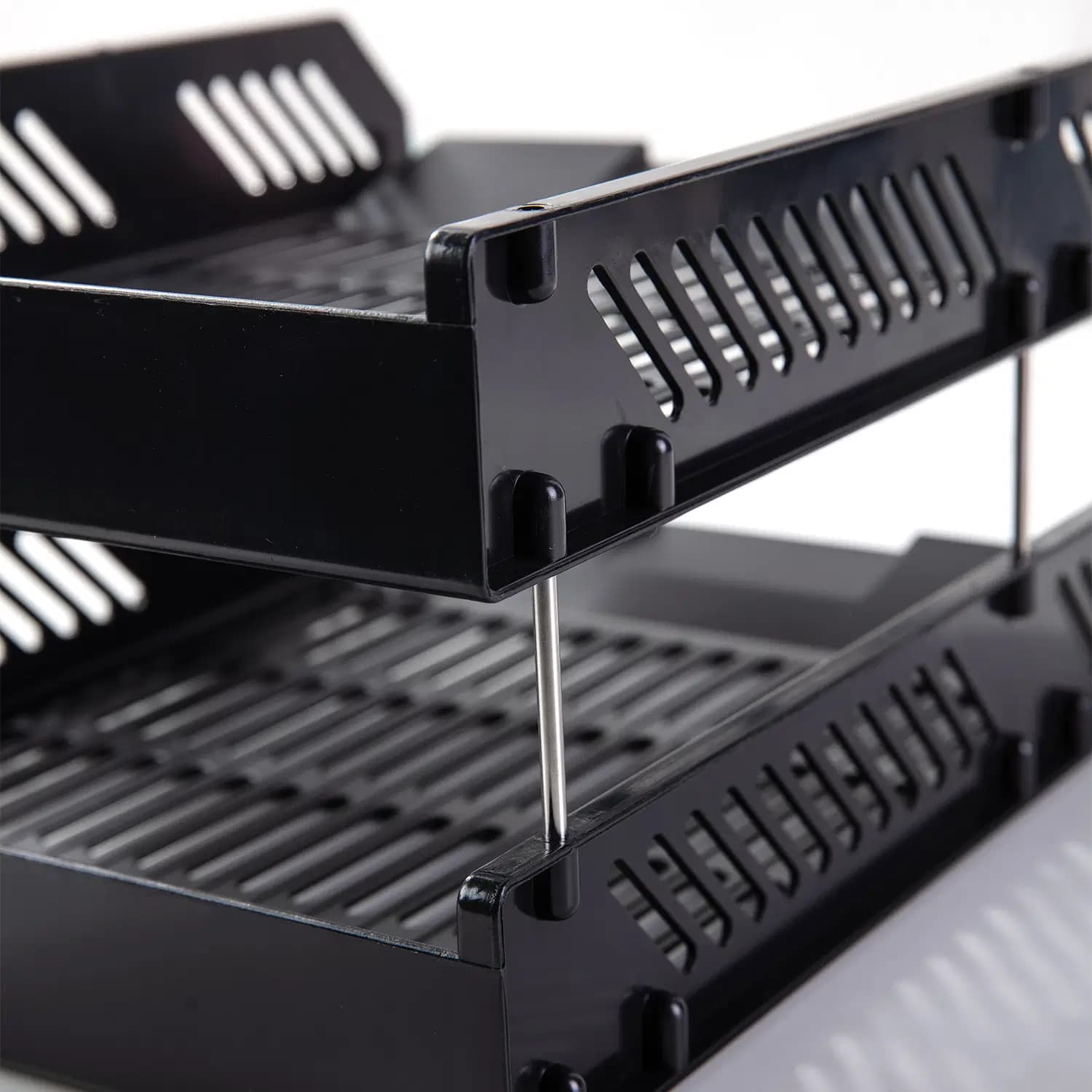 Trieure de Dossier en Plastique 2POSITION Noir Deli 9208 2