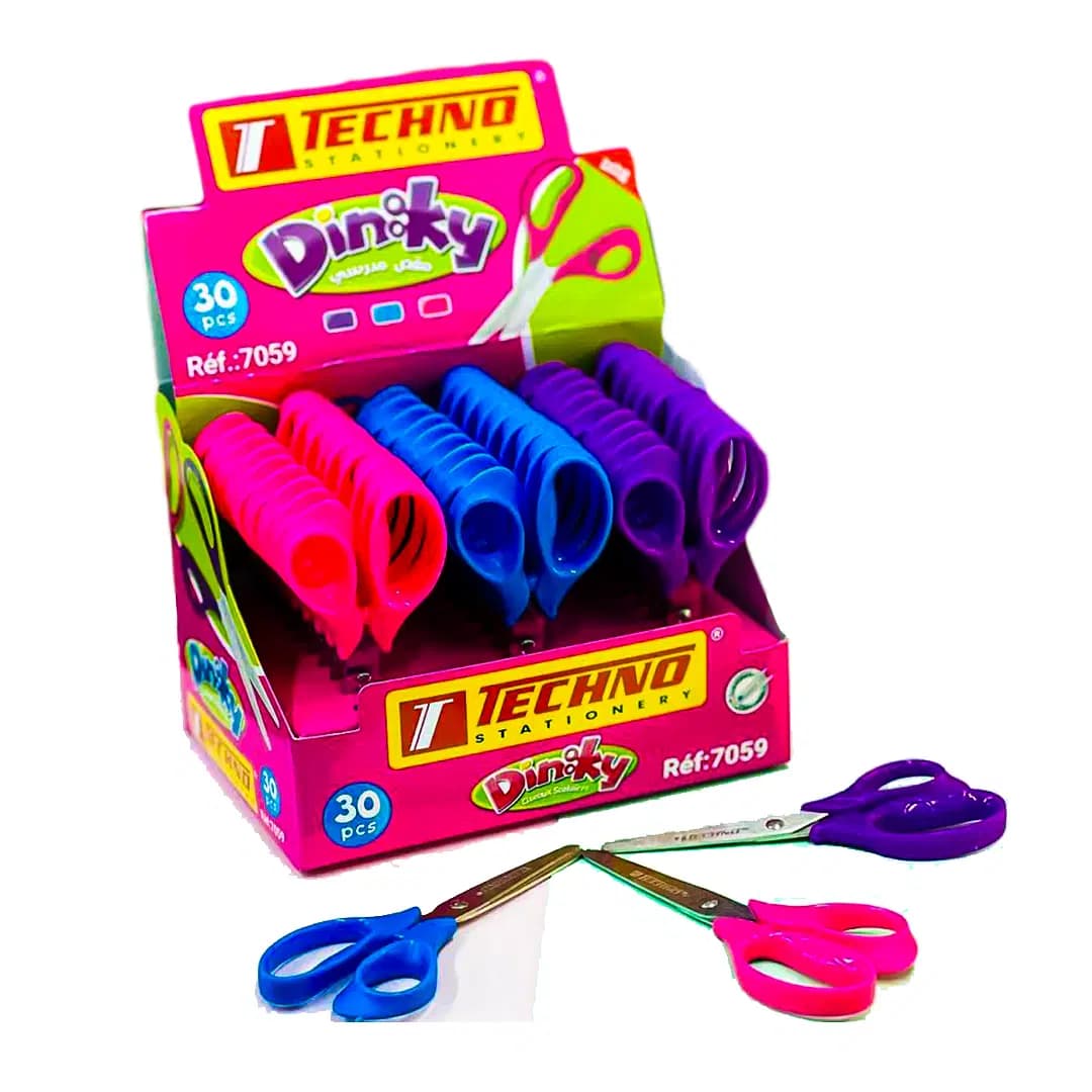 Ciseaux Scolaire 13 Cm Dinky Techno 7059