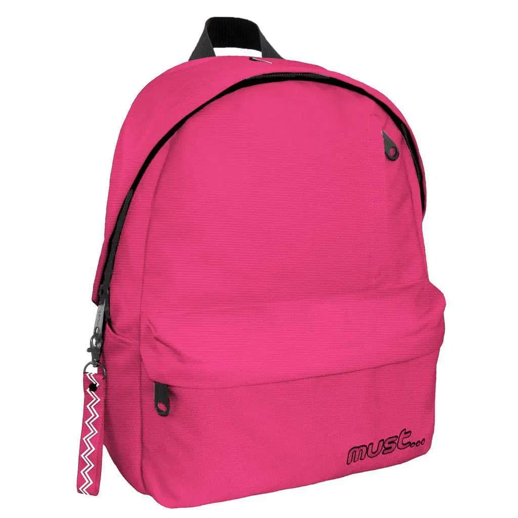 Sac À Dos Must Monochrome Plus 3 Comp Rpet Must Rose Fluo 584604