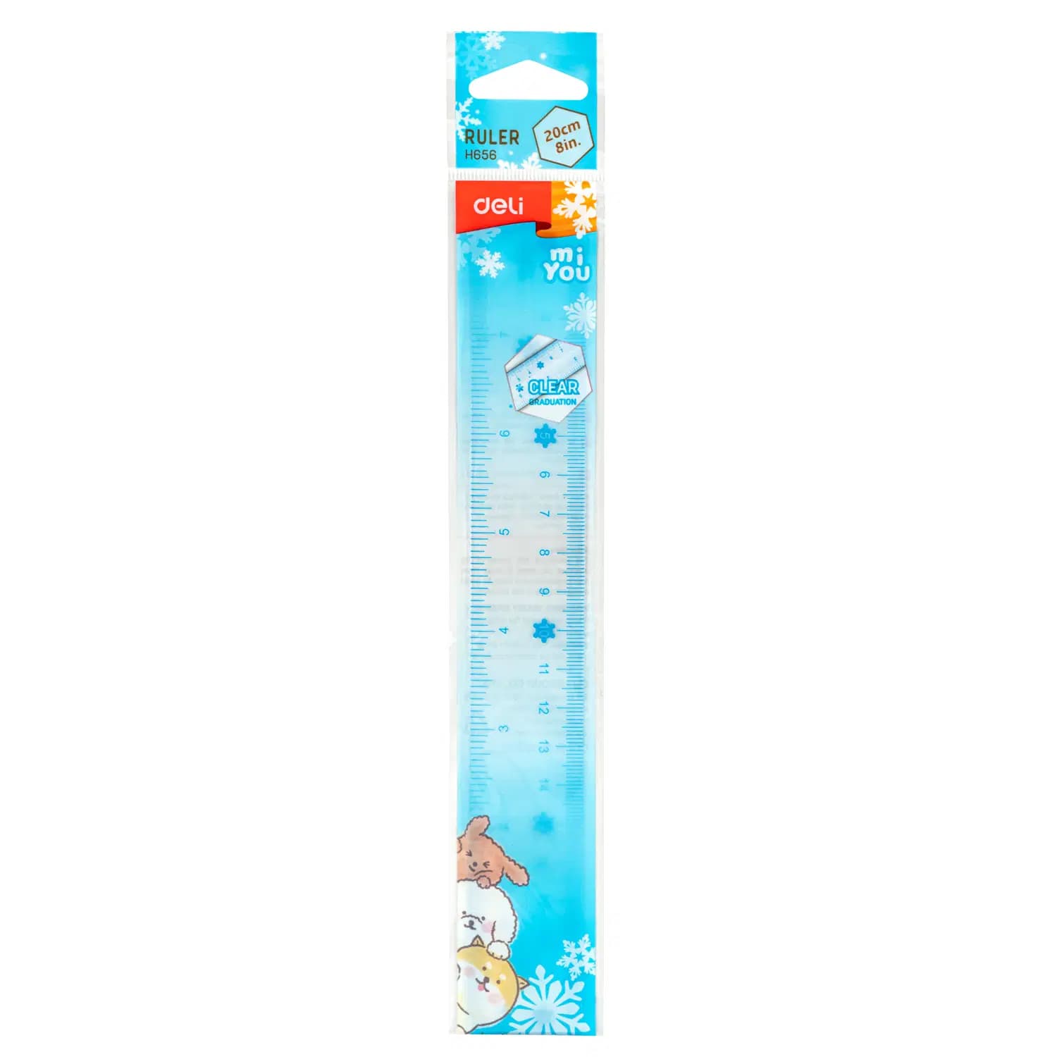 Regle Scolaire 20CM Miyou Deli H656