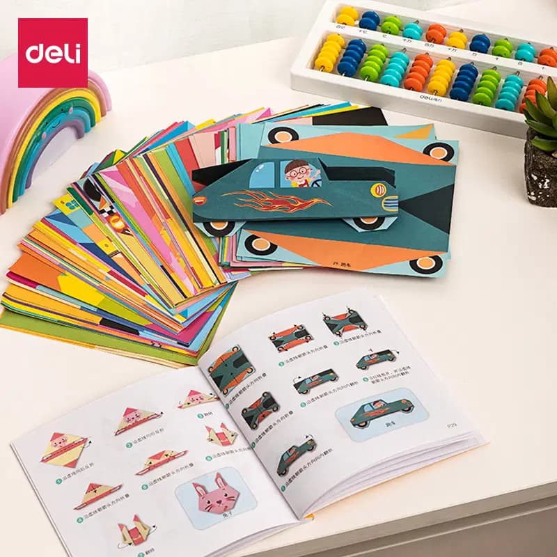 Deli 74818 - Origami Paper (140*140MM/100F) Deli 74818 3