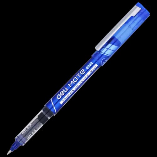 Stylo Roller 0.7MM Bleu[boite DE12]MATE Deli Ref Q20330 2