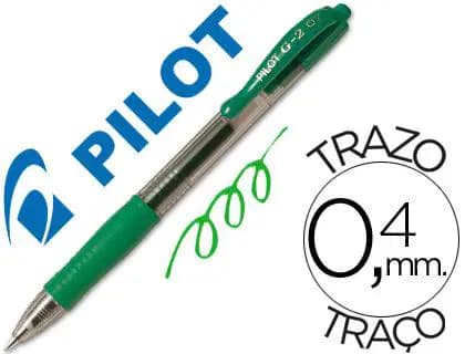 Stylo Gel Retractable G-2 Vert 0.7MM Pilot BL-G2-7-G