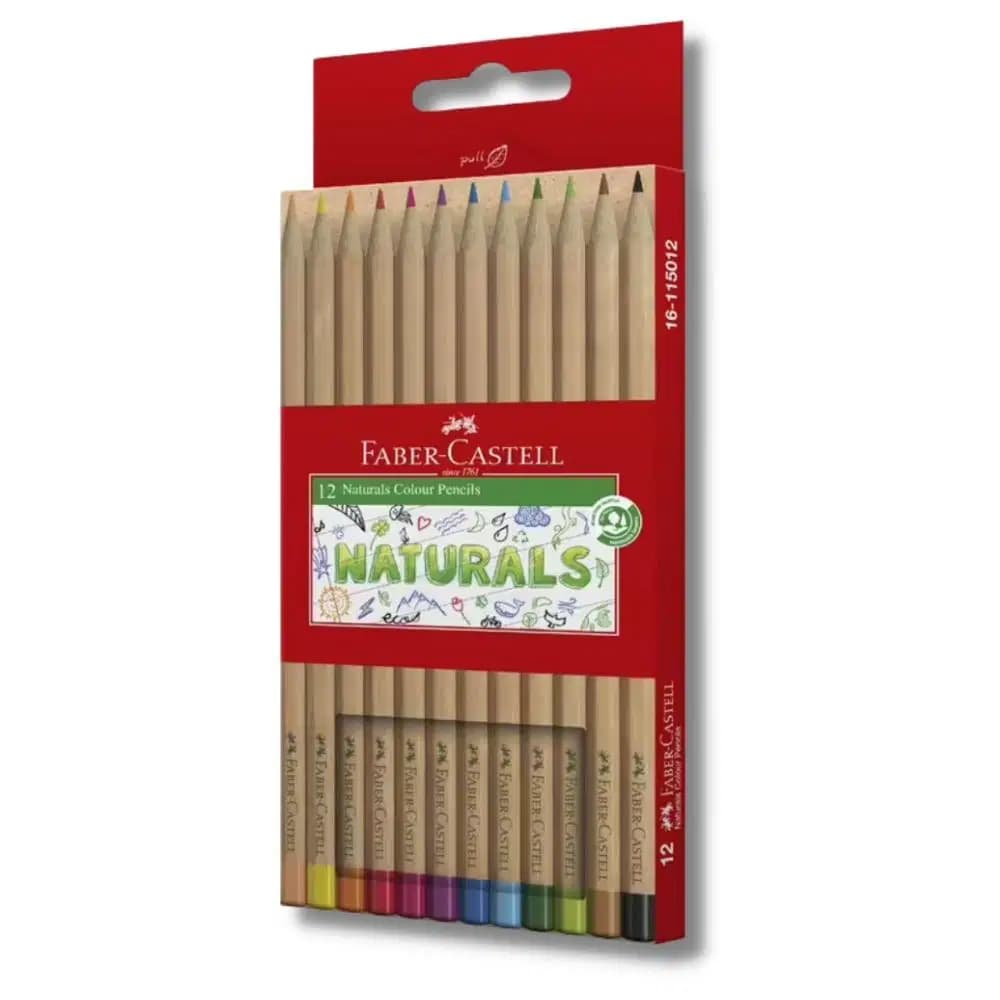 Crayon de Couleur Naturals Boite de 12 Pcs Faber Castel Ref 115012 2