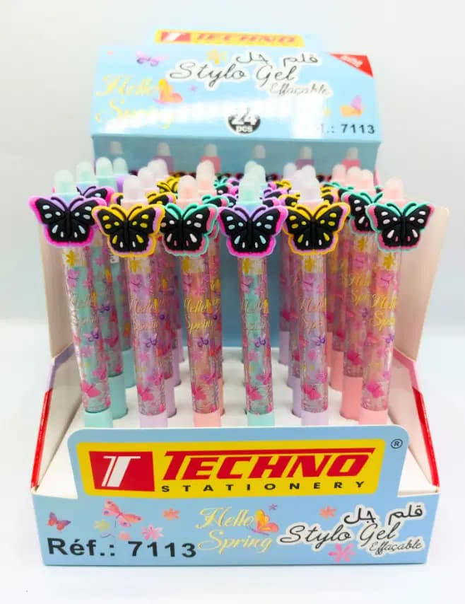 Stylo Gel Fantaisie Effacable Hello Spring Ref 7113