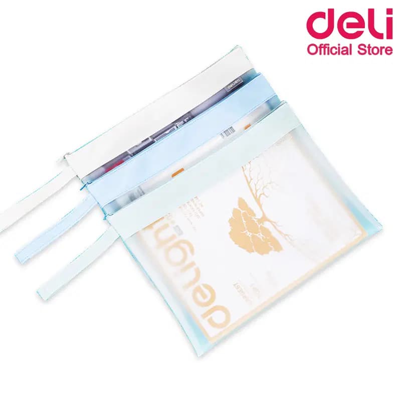 Pochette Pour Documents Avrc Fermeture en Tpu Deli 72638