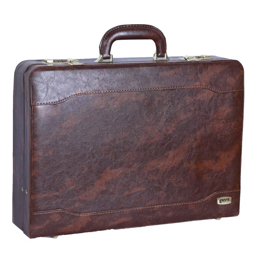 Valise Diplomatique Luxe Marron Techno Ref 2962