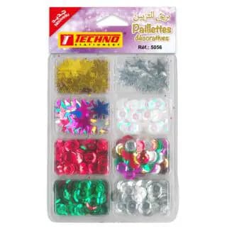 Paillettes Decoratives Jeux 08 Motifs Techno