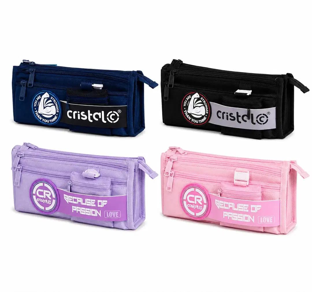 Trousse Cristal Scolaire Coul Ass CR-11039