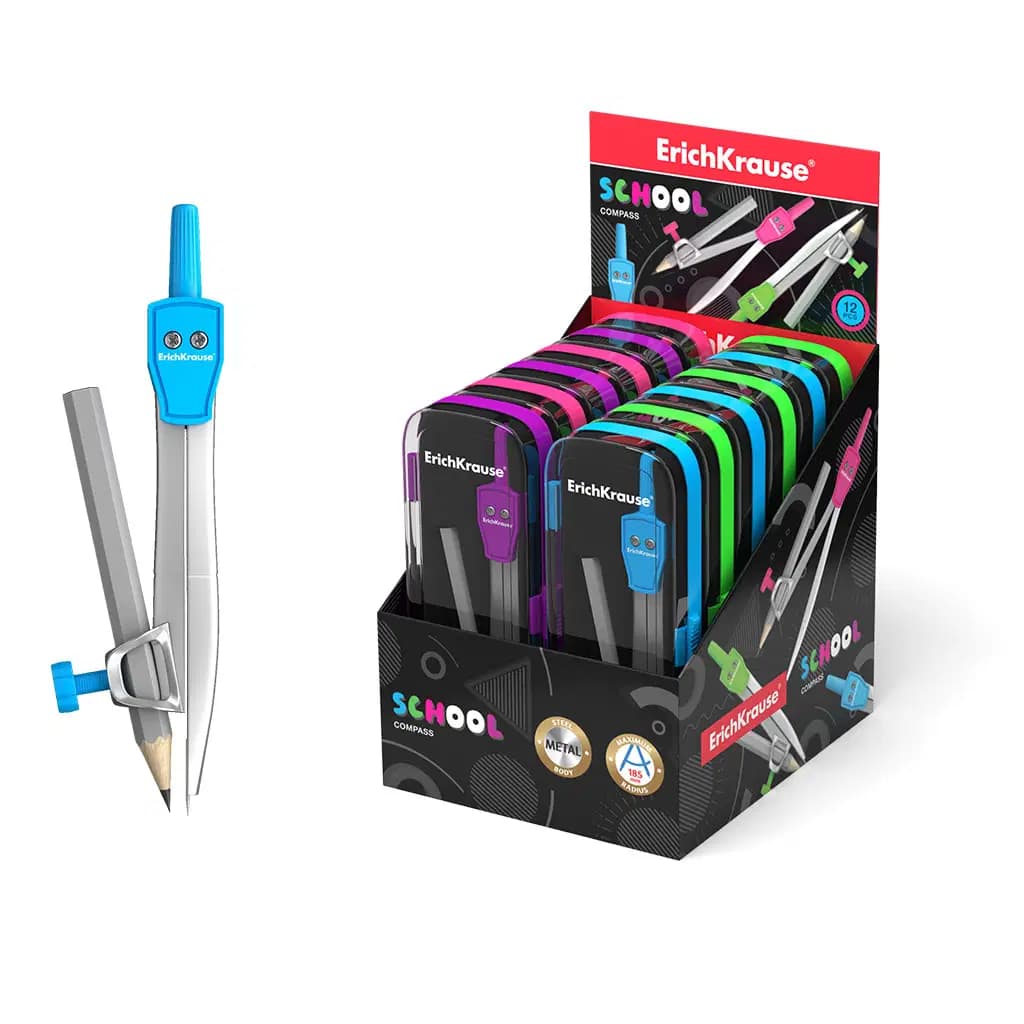 Compas Metal Avec Crayon Erich Krause EK-45026