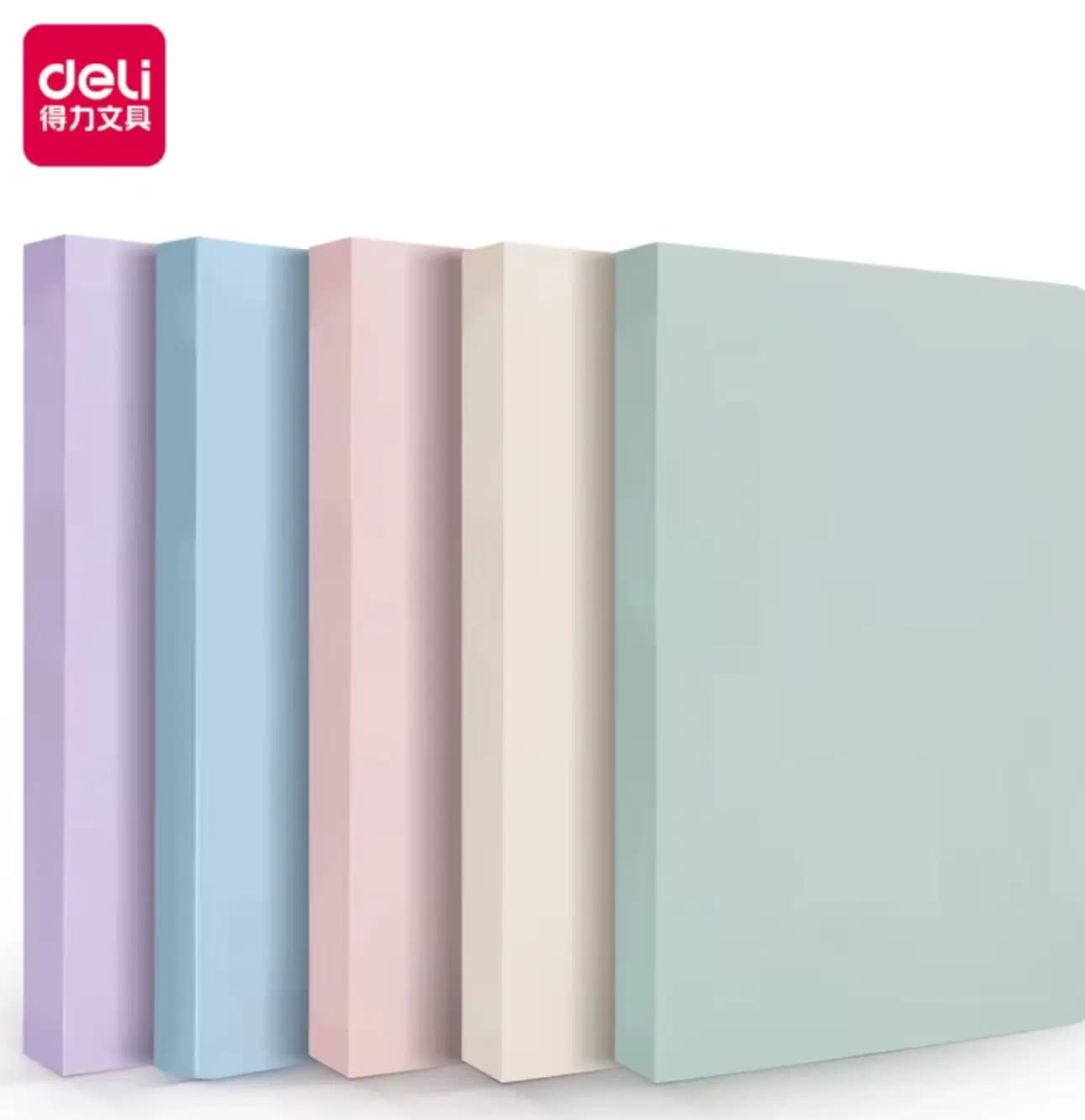 Porte Fiche A4 Pp 80POCHETTES 160VUES 310*235MM Deli 72675