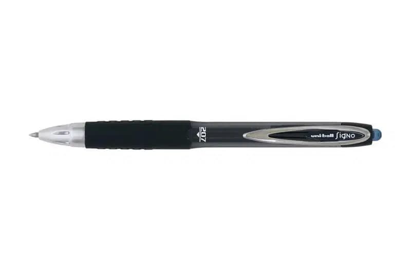 Stylo Gel Signo Rectractable Bleunoir 0.7 Mm en Presentoire de 03 Dz