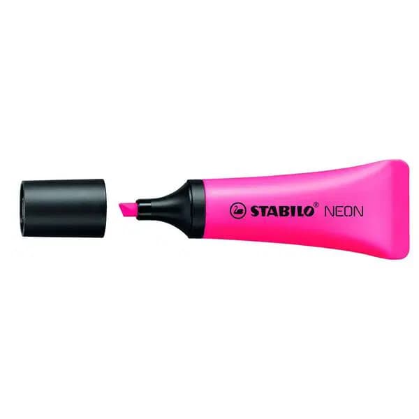 Marqueur Stabilo Neon Rose
