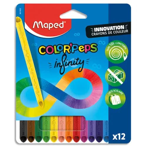 Crayon Couleur Infinity *12 Maped 861602