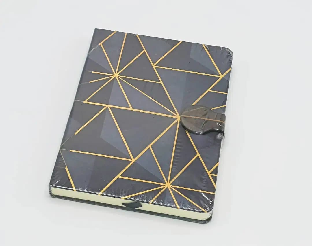 Note Book Fantaisie Golden 18.5*13.2 Cm 4 Motifs 47371