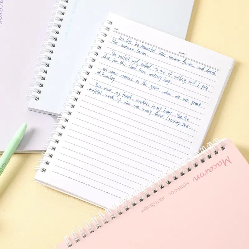 Note Book Spiral Pp Cover A5/210*148MM /60FS/70GRS 3