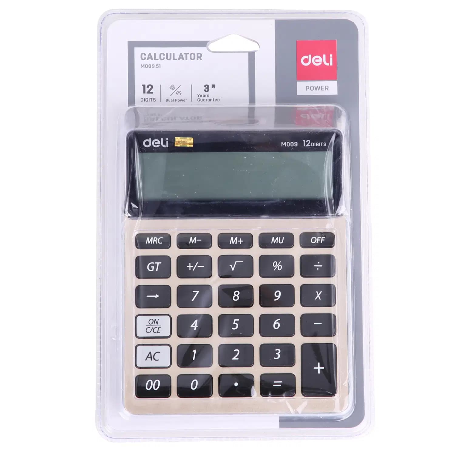 Calculatrice de Bureau 12 Chiffres 176.6*128*29.1MM 5