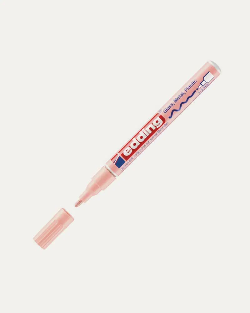 Marquer Gloss Metal Plastick Roze Edding