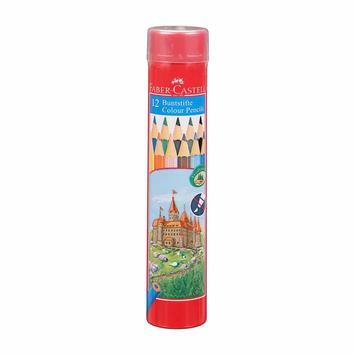 Crayon de Couleur Classic Bte Rond Metal *12 Fabr Castel Ref 115826