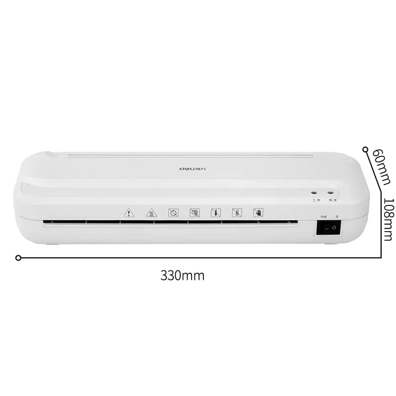 Plastifieuse de BUREAU(A4/70-100 MIC/220MM-MIN) Deli 2132 3