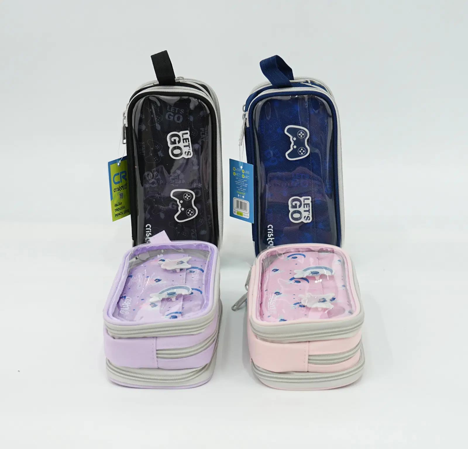 Trousse Cristal Scolaire Coul Ass CR-11013 2