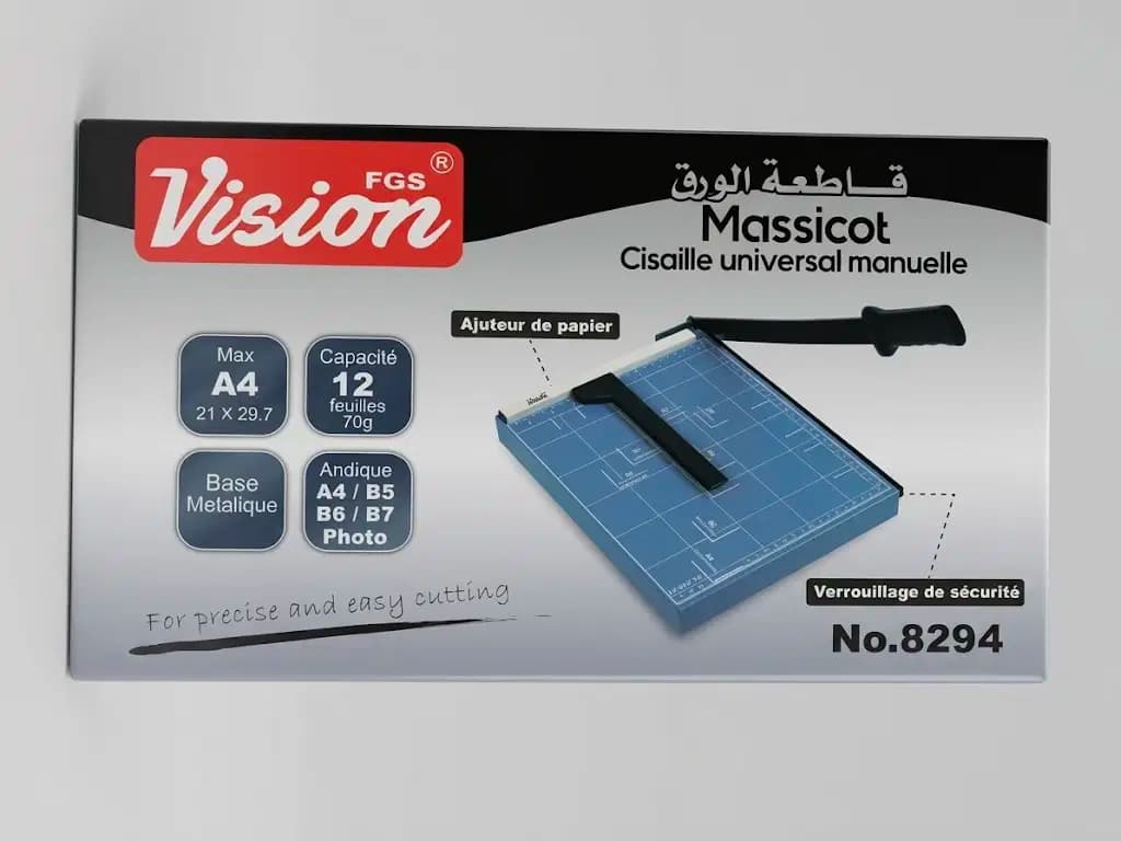 Massicot A4 Bleu Vision Ref 8294
