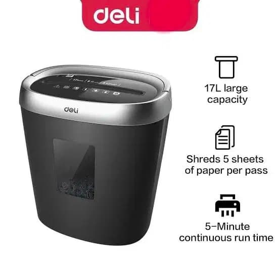 Destructeur de Papier 17L Deli Ref 9929 2