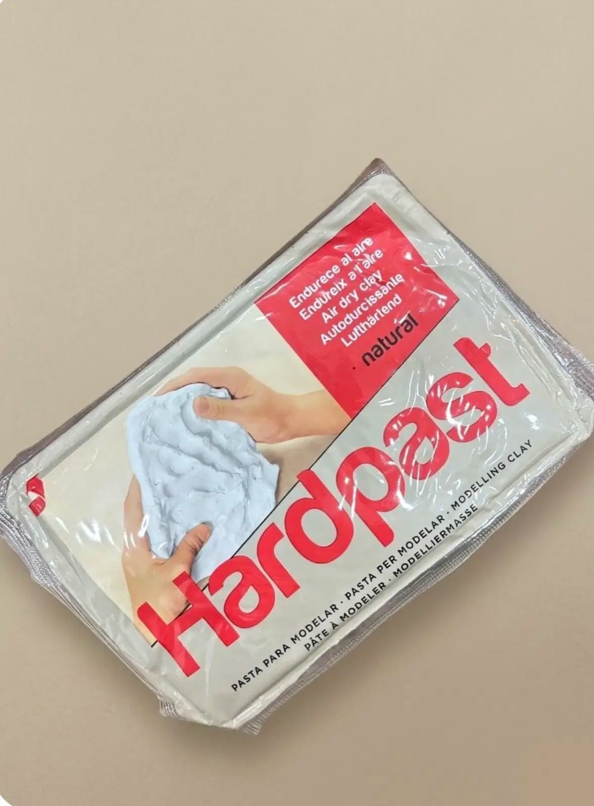 Argile Autodurcissante Blanche 500G Ref 5701