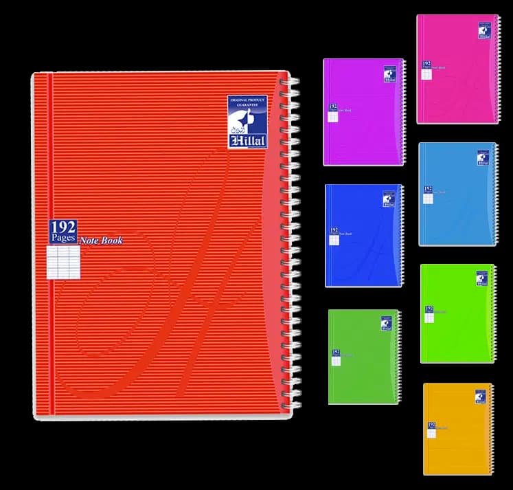 Cahier Note Book 192P A4 Gf Hillal