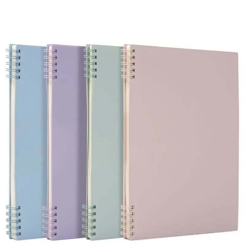 Note Book Spiral Pp Cover A5 80G/80F 25K Blue Deli 24202