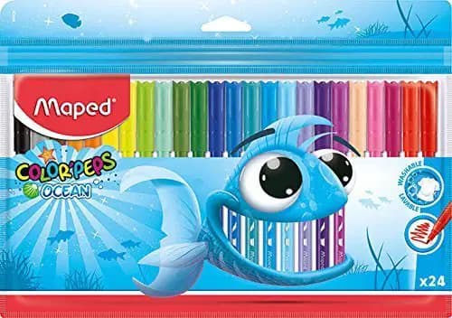 Feutres Color Peps Ocean Pochette Ocean 24 Pcs Maped