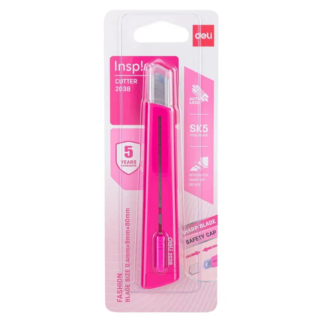 Cutter de Bureau en Blister Deli 2038 2