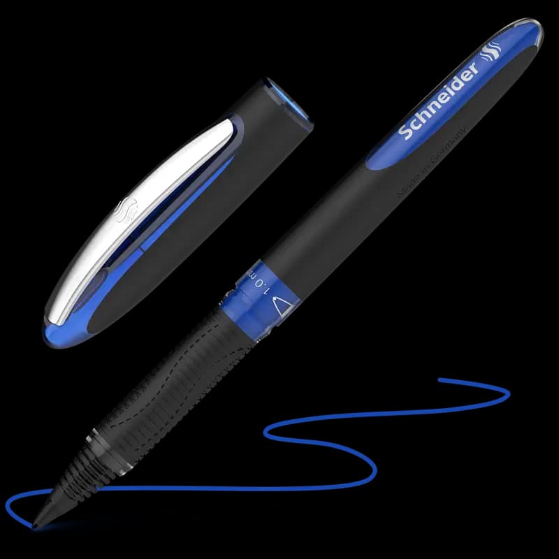 Stylos Roller One Signe Assortie Bleu Schnider Ref 183602