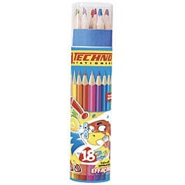 Crayon Couleurs Wow Efacable Boite Rond de 24 Cl Techno 5805 0703625658051
