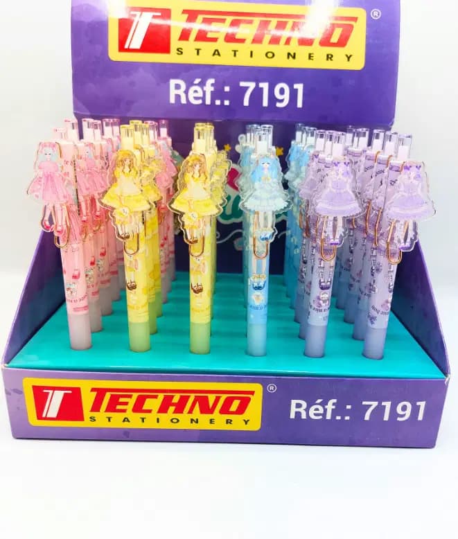 Stylo Gel Fantaisie 0.5MM Princess Ref 7191 2