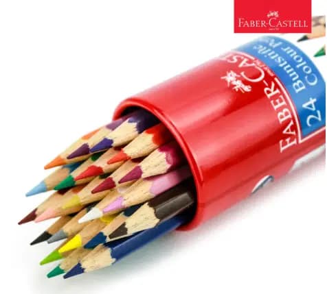 Crayons de Couleur Classic Bte Rond Metal *24 Fabr Castel Ref 115827 2