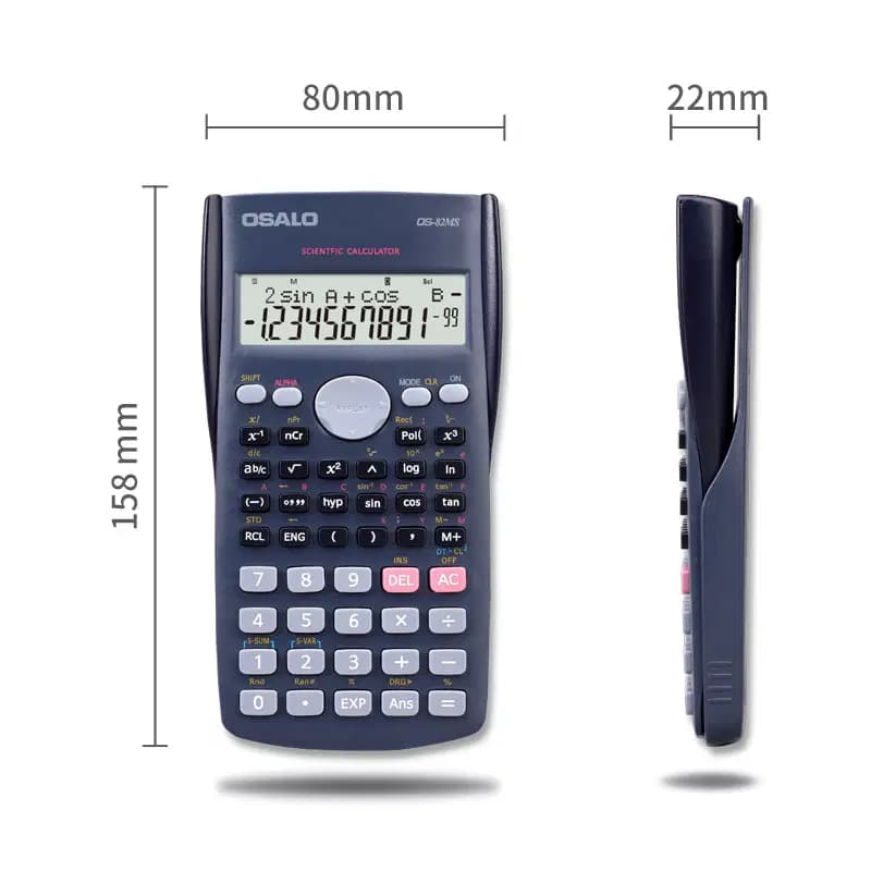 Osalo Calculatrice 240 Fonctions OS-82MS 3