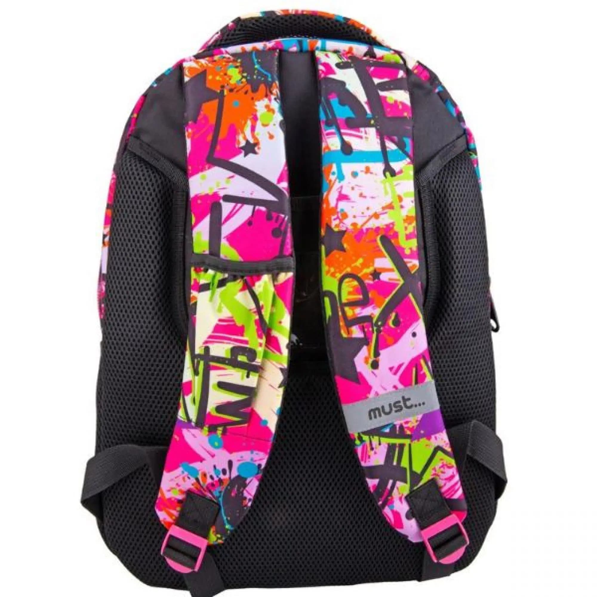 Sac a Dos Must Xpression 32X18X43 3CASES Street Art Girl 585832 2