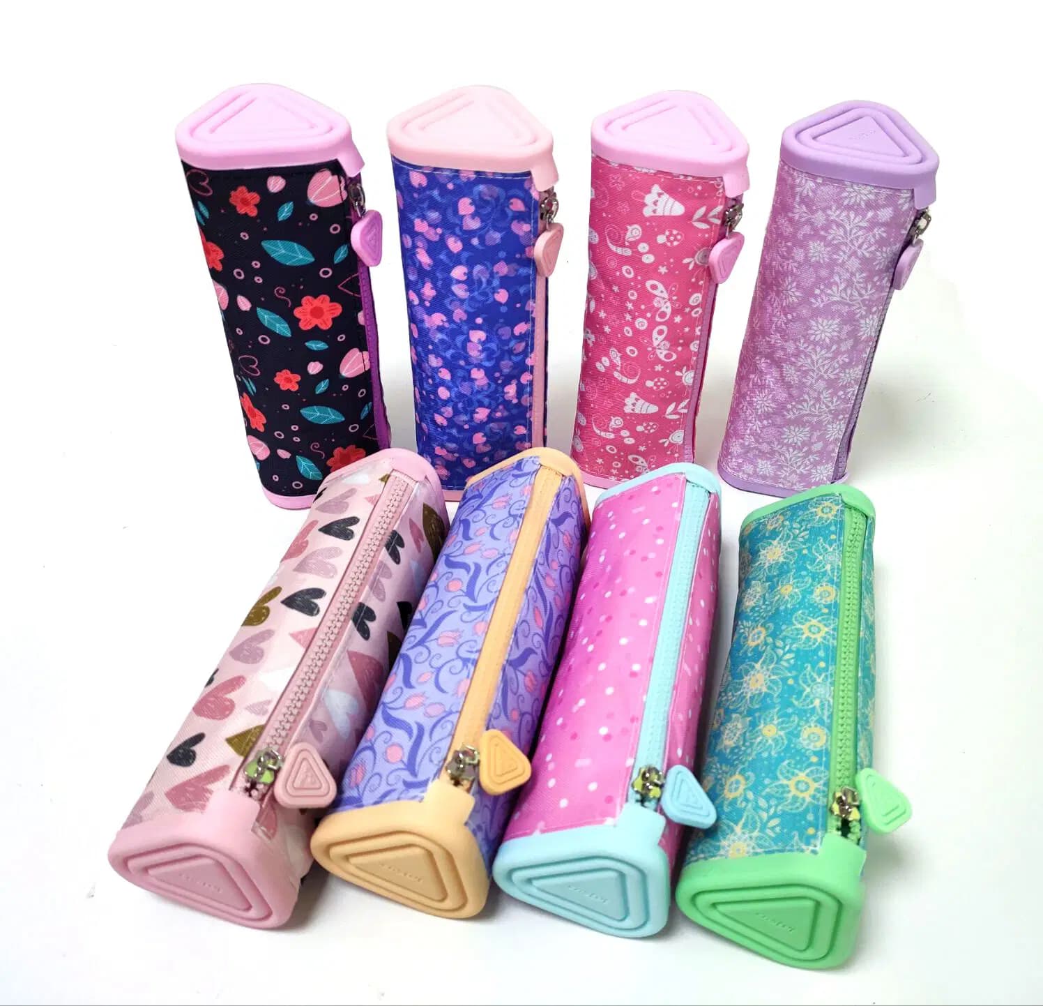Trousse Triangulaire Pastel Embouter en Silicone Lux Cristal CS-1304