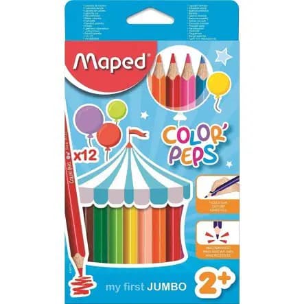 Crayon de Couleur Color'peps Maxi de 12 Maped 2