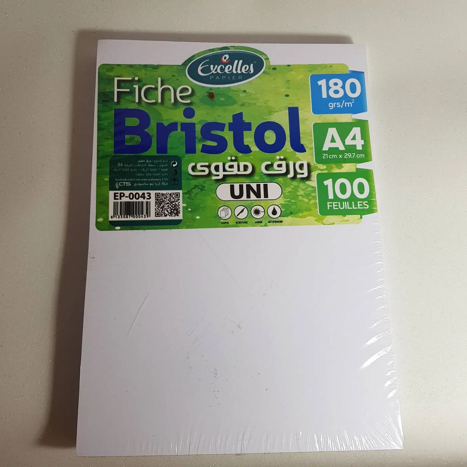 Bristol Uni Blanc A4 Sts Ref EP-0043