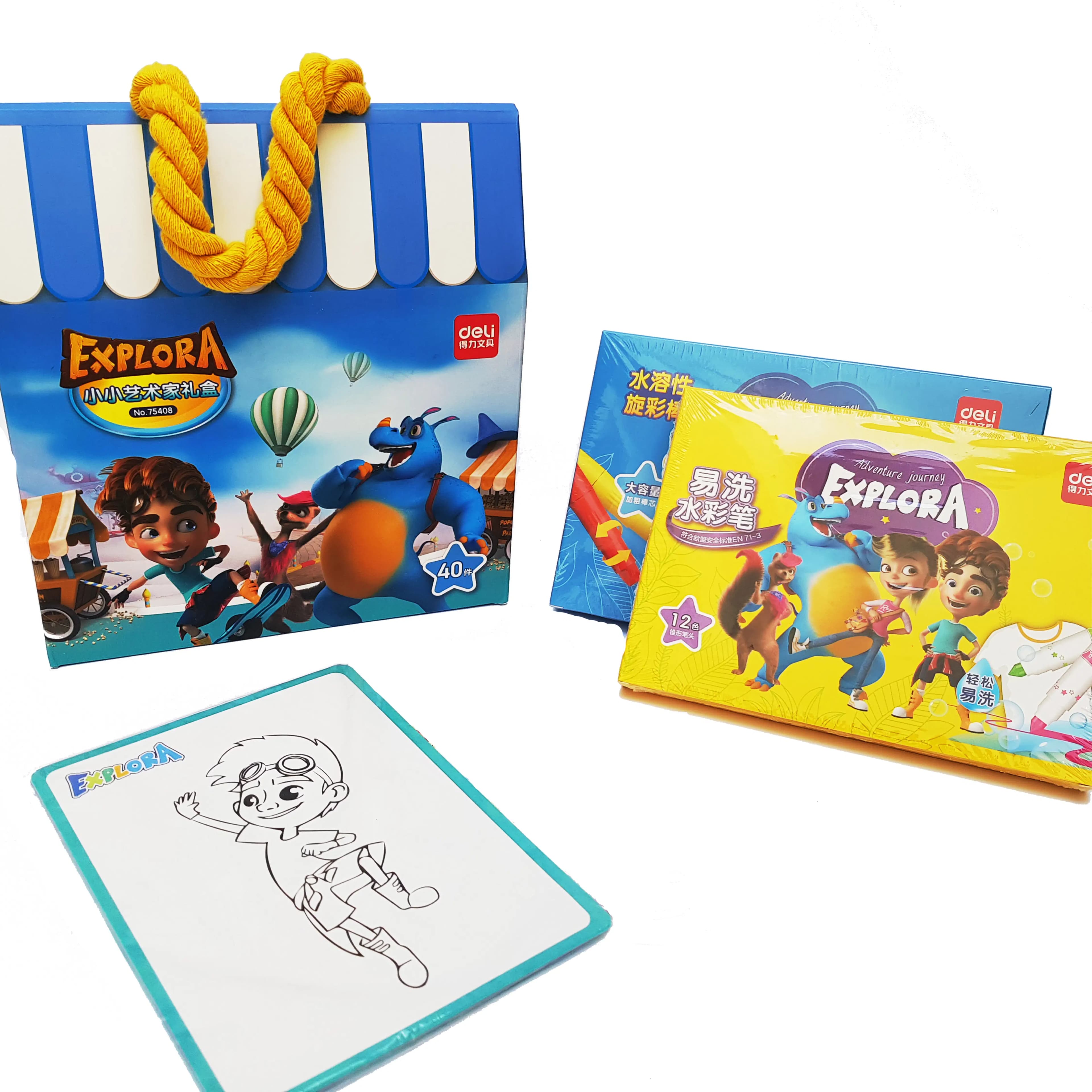 Kit Scolaire de Produits D.art Graphique 40 Pcs Explora Deli 75408 2