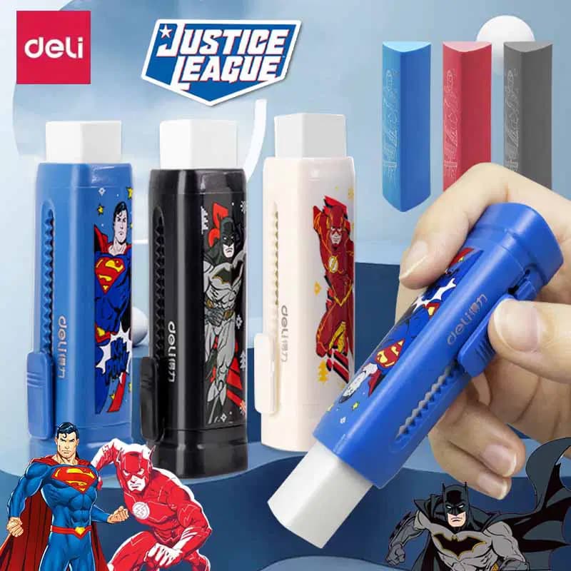 Gomme Cutter Avec Recharge Justice League Deli Ref VP137 2