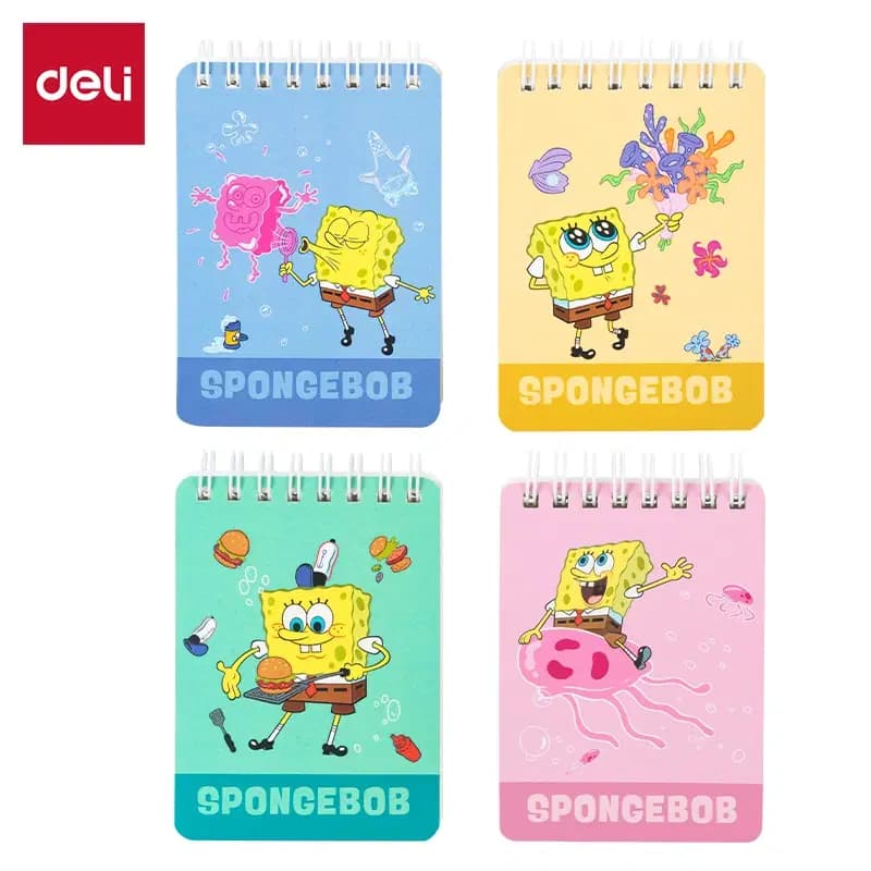 Bloc Notes Scolaire Pm ( A7-100FS/70GR ) Spongebob Deli Ref LA7100
