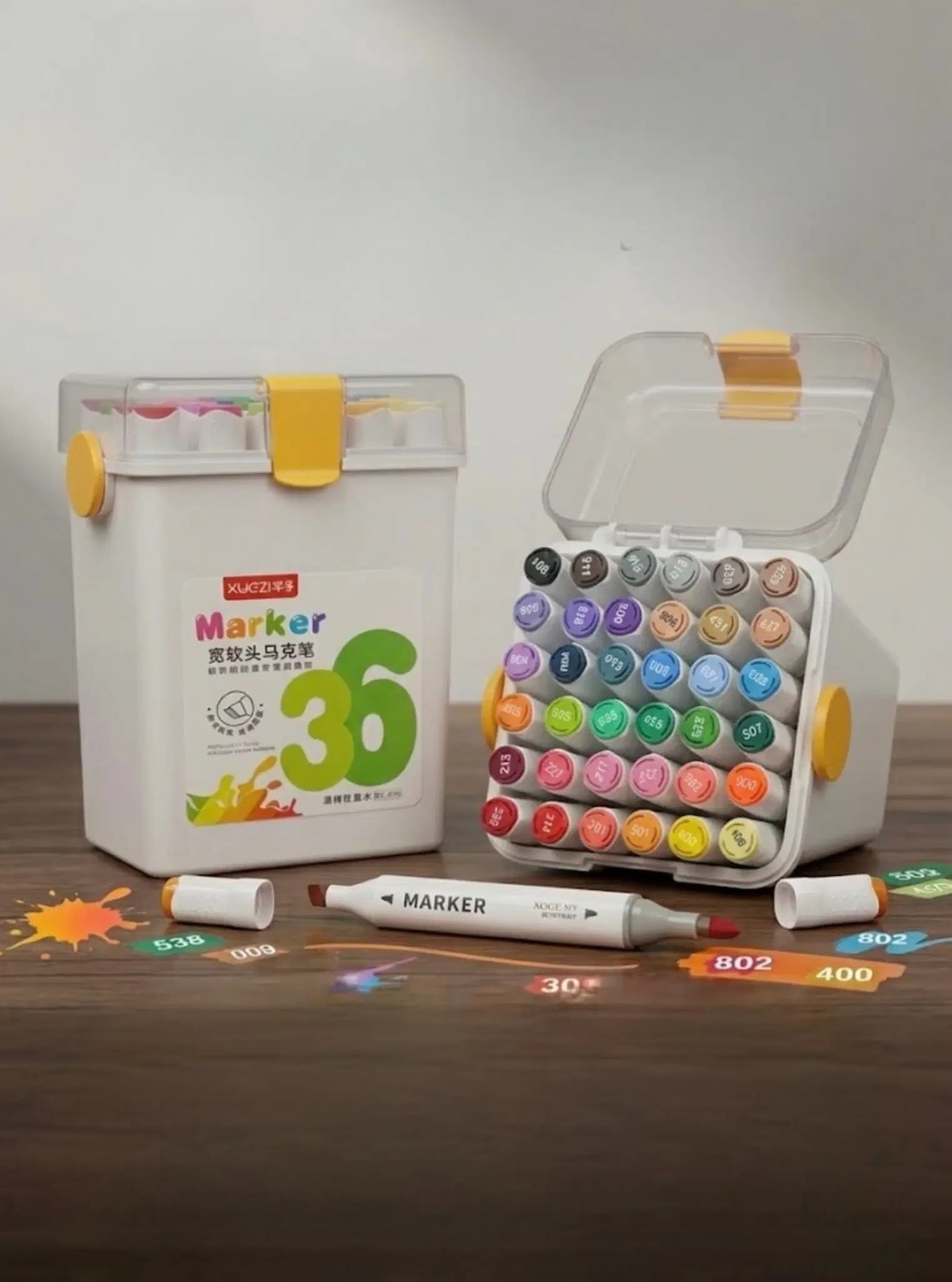 Marqueur Double Tete 36 Couleurs 2m BC670-36
